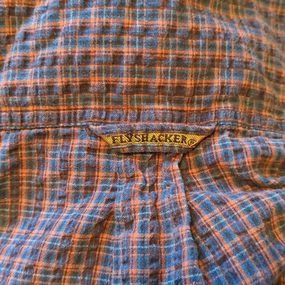 Flyshacker Clothing CO Men's Plaid Flannel Long Sleeve Button Down Shirt Size XL - Picture 5 of 7